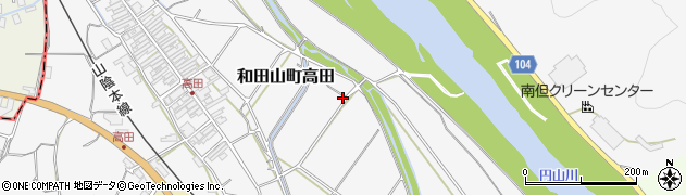兵庫県朝来市和田山町高田304周辺の地図