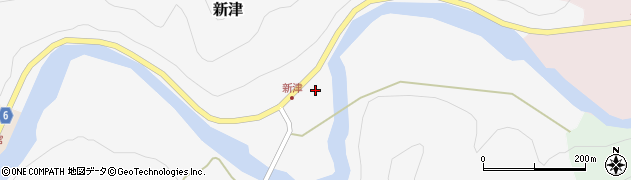 兵庫県養父市新津173周辺の地図