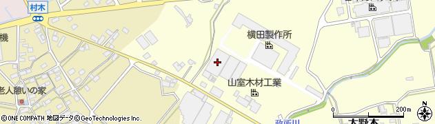 山室木材工業株式会社　本社周辺の地図