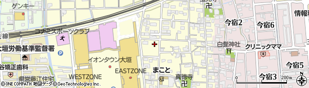 岐阜県大垣市三塚町411周辺の地図
