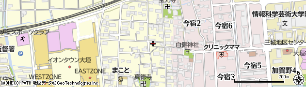 岐阜県大垣市三塚町1039周辺の地図