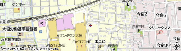 岐阜県大垣市三塚町404周辺の地図