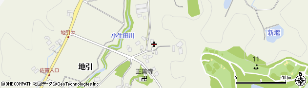 千葉県長南町（長生郡）地引周辺の地図