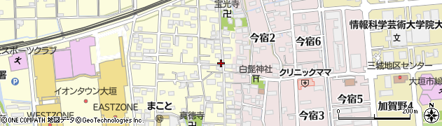 岐阜県大垣市三塚町1047周辺の地図