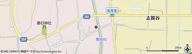 滋賀県米原市北方176周辺の地図