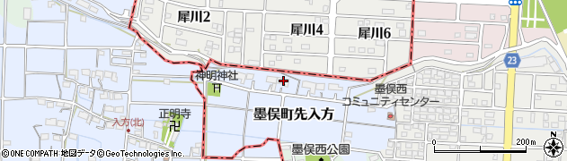 岐阜県大垣市墨俣町先入方1510周辺の地図