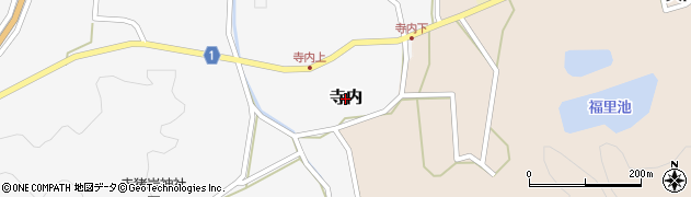 鳥取県南部町（西伯郡）寺内周辺の地図