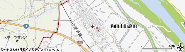 兵庫県朝来市和田山町高田92周辺の地図