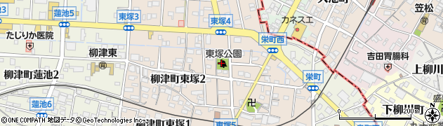 東塚公園周辺の地図