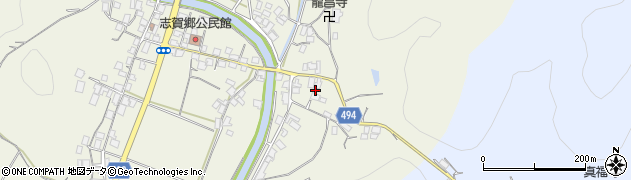 京都府綾部市志賀郷町市殿口周辺の地図