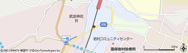 岐阜県恵那市領家2332周辺の地図