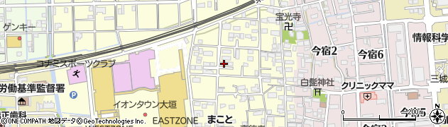 岐阜県大垣市三塚町988周辺の地図