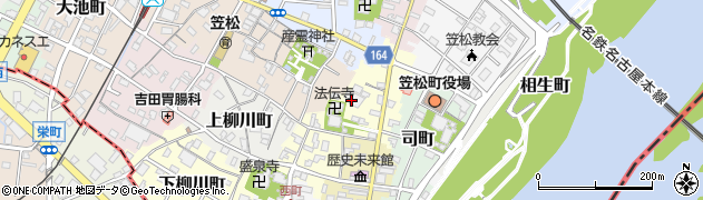 株式会社アック・ベスト笠松周辺の地図