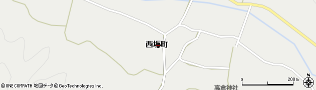 京都府綾部市西坂町周辺の地図