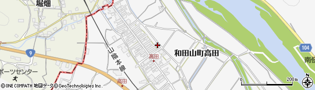 兵庫県朝来市和田山町高田229周辺の地図