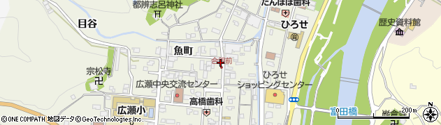 島根県安来市広瀬町広瀬魚町817周辺の地図