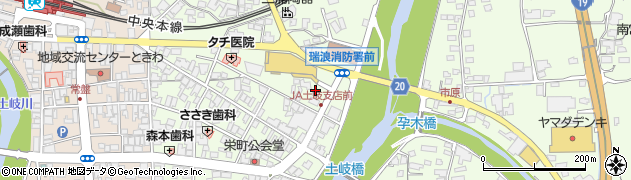 日本キリスト改革派　瑞浪教会周辺の地図