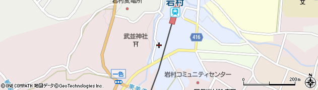 岐阜県恵那市領家2333周辺の地図