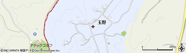 千葉県袖ケ浦市玉野周辺の地図
