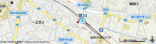 ローソンＬＴＦ寒川駅前店周辺の地図