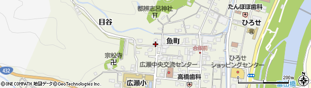 島根県安来市広瀬町広瀬魚町1250周辺の地図
