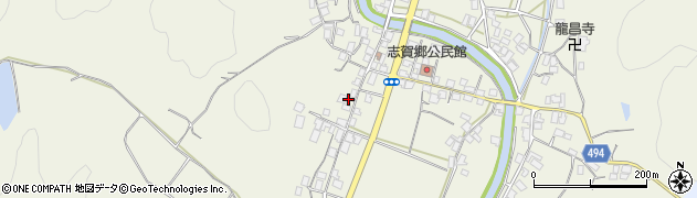 京都府綾部市志賀郷町（鶴井ノ段）周辺の地図