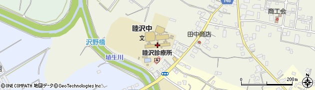睦沢町立睦沢中学校周辺の地図