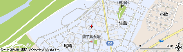 愛知県江南市鹿子島町中47周辺の地図