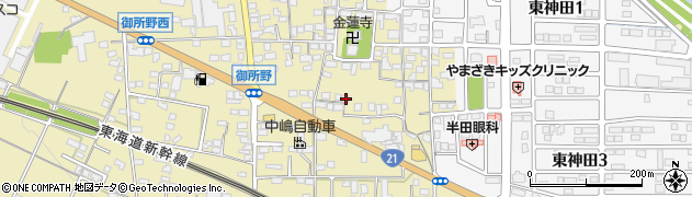 岐阜県不破郡垂井町1645-10周辺の地図