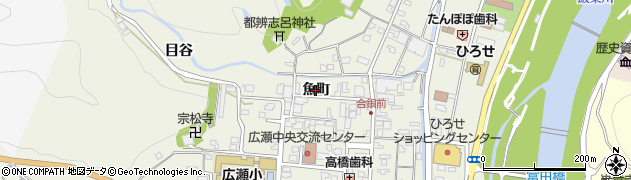 島根県安来市広瀬町広瀬魚町1244周辺の地図