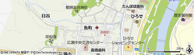 島根県安来市広瀬町広瀬魚町1226周辺の地図