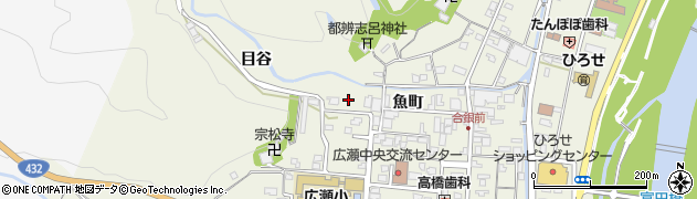 島根県安来市広瀬町広瀬魚町1251周辺の地図