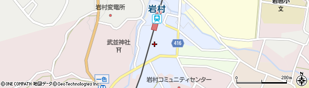 岐阜県恵那市領家2367周辺の地図