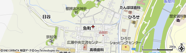 島根県安来市広瀬町広瀬魚町1231周辺の地図