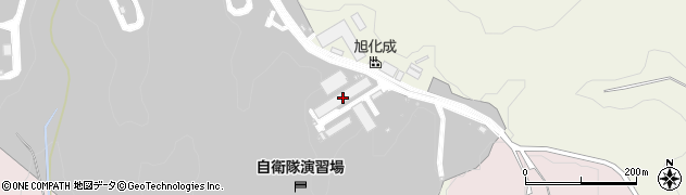航空自衛隊饗庭野分屯基地周辺の地図