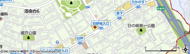 ダイソーたまや横浜港南台店周辺の地図