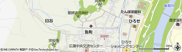 島根県安来市広瀬町広瀬魚町1404周辺の地図