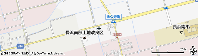 滋賀県長浜市永久寺町457周辺の地図