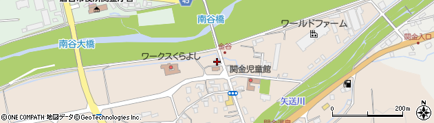 日本海新聞関金専売所・通信部周辺の地図