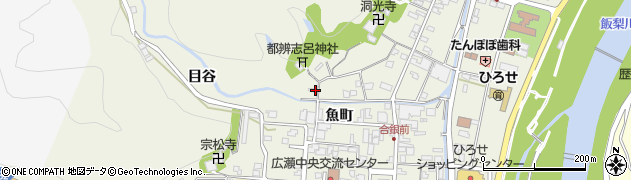 島根県安来市広瀬町広瀬魚町1399周辺の地図