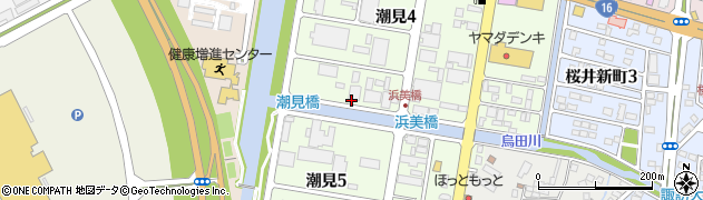 千葉県木更津市潮見周辺の地図