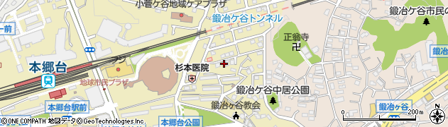 神奈川県横浜市栄区柏陽21周辺の地図