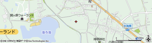 岐阜県関ケ原町（不破郡）小関周辺の地図