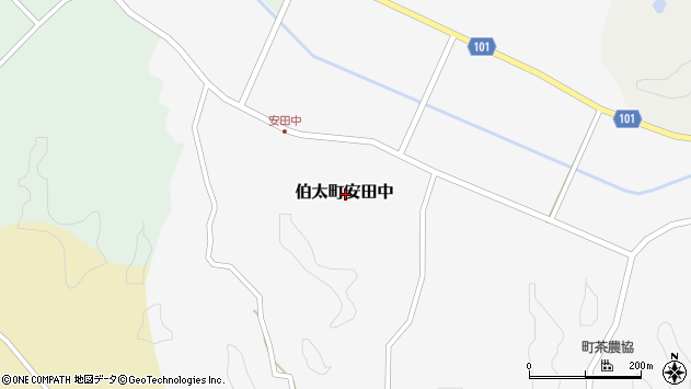 〒692-0205 島根県安来市伯太町安田中の地図