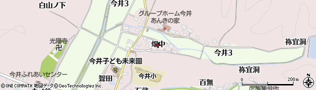 愛知県犬山市今井（畑中）周辺の地図