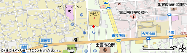 出雲生活センター・ラピタ須藤ランドリー周辺の地図