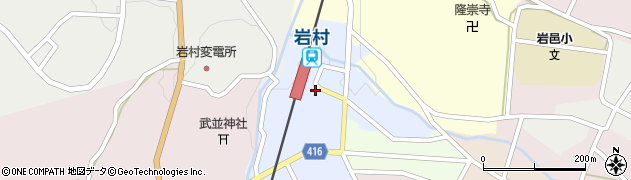 豊タクシー株式会社　岩村営業所周辺の地図