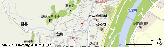 島根県安来市広瀬町広瀬鍛治町1539周辺の地図