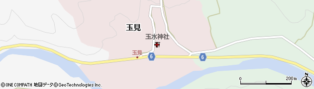 玉水神社周辺の地図