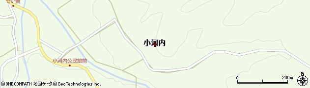 鳥取県東伯郡三朝町小河内周辺の地図